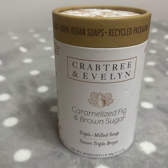 Crabtree&Evelyn Caramelized Fig & Brown Sugar Triple-Milled Soap - Picture 7 of 8